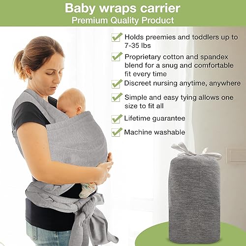 Mutualproducts- Baby Wraps Carrier, Baby Carrier Newborn to