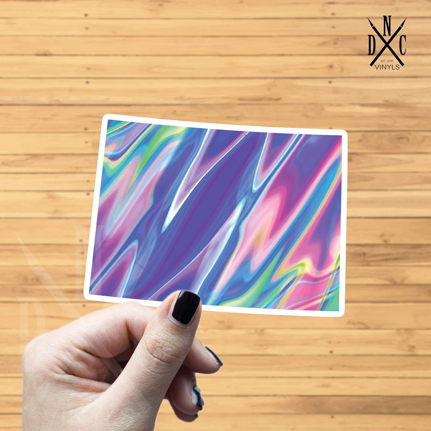 Colorado Holographic Outline Vinyl Sticker, Travel, Laptop