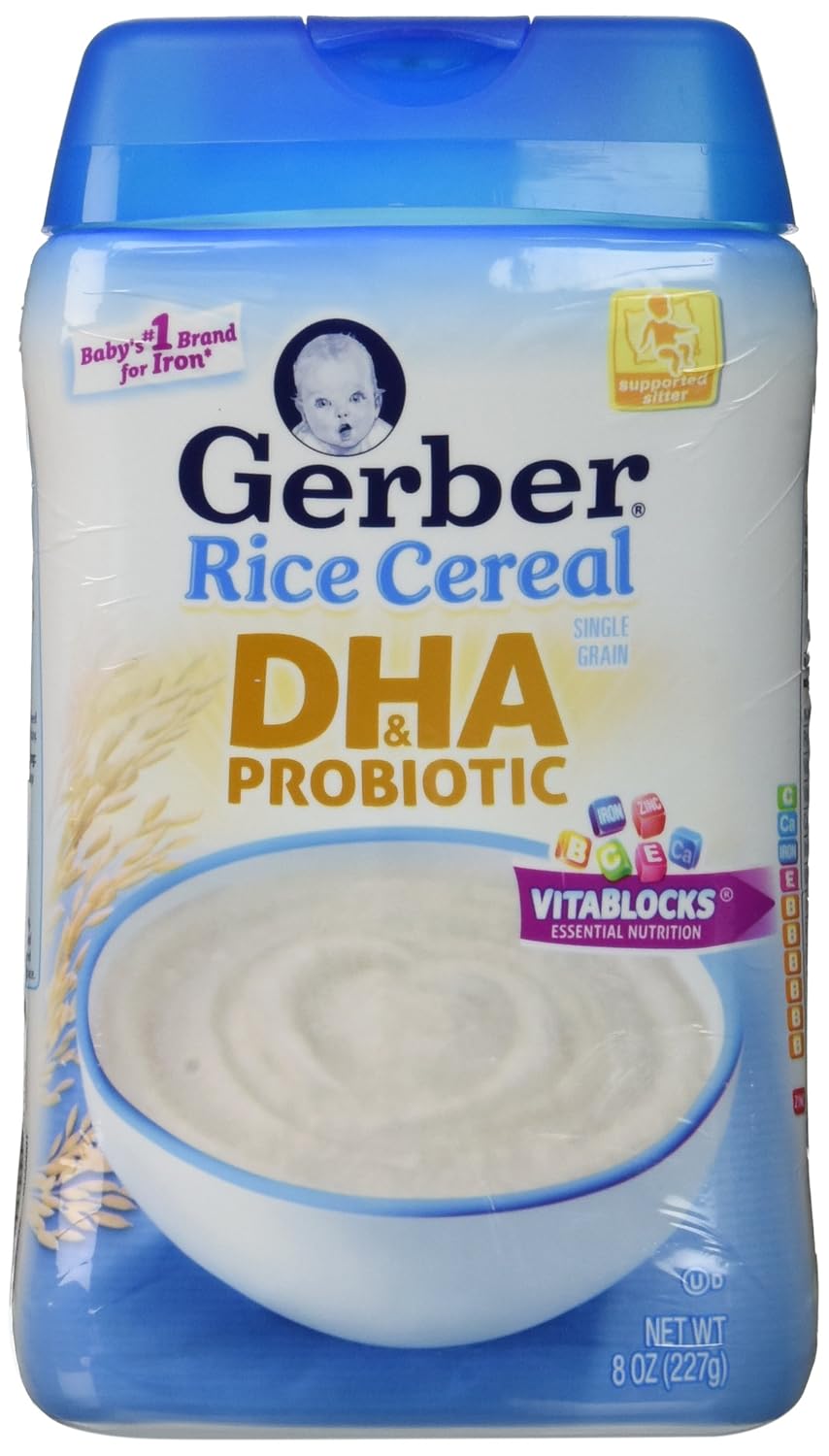 gerber rice cereal 8 oz
