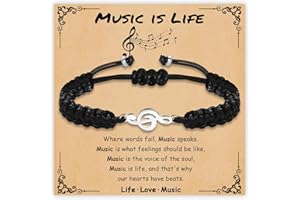 SmileBelle Music Gifts for Women and Men, Teacher Christmas Gifts Guitar Gifts Teacher Appreciation Stocking Stuffers as Marching Band Jewelry Concert Essentials for Choir Student Musical Lovers