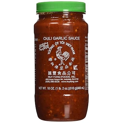 Huy Fong Chili Garlic Sauce, 18-Ounce (Pack of 3) - SET OF 4