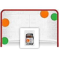 Top Shelf Targets Combo Pack Magnetic Shooting Targets (2X Sniper 8-inch and 2X Super Sniper 6-inch) for Hockey and Lacrosse 