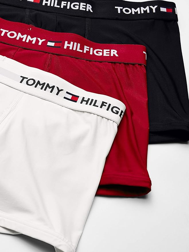 Tommy Hilfiger 汤米希尔费格 男式平角内裤*3条装 XL码3.7折.54 海淘转运到手约¥130