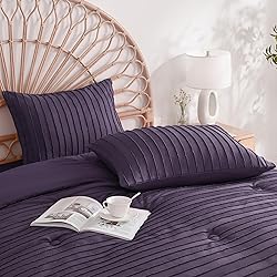 JELLYMONI Pillowcases King Size Purple 2 Pack Boho
