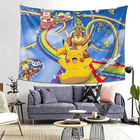 Amazon Co Jp カビゴン ポケモン 3 人気 タペストリー インテリア おしゃれ壁掛け 大判 装飾布 布ポスター ファブリック 装飾用品 室内 窓や壁の飾り 人気 新居祝い 個性ギフト3x152cm ホーム キッチン