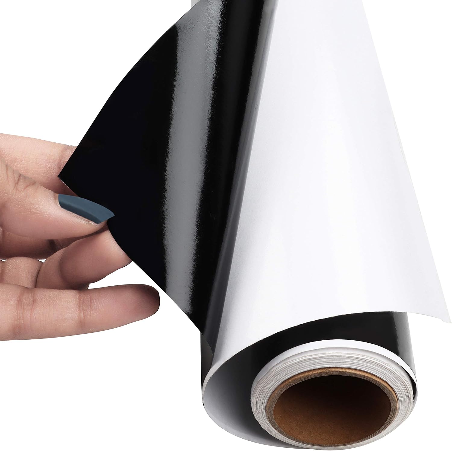 BELLE VOUS Black Self Adhesive Vinyl Roll, 30cm x 3 m / 12 inches x 10 feet - Image 4
