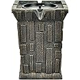 Bernini Fortezza Cordless Fountain Tower - Elegant Backyard Decor | Use Bird Bath for Outside, Indoor Water Fountains or Outdoor Water Fountain | 3 Water Display Options | Battery Operated