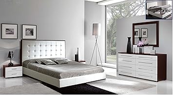 Amazon Com Esf Penelope Luxury White Storage Bedroom Set