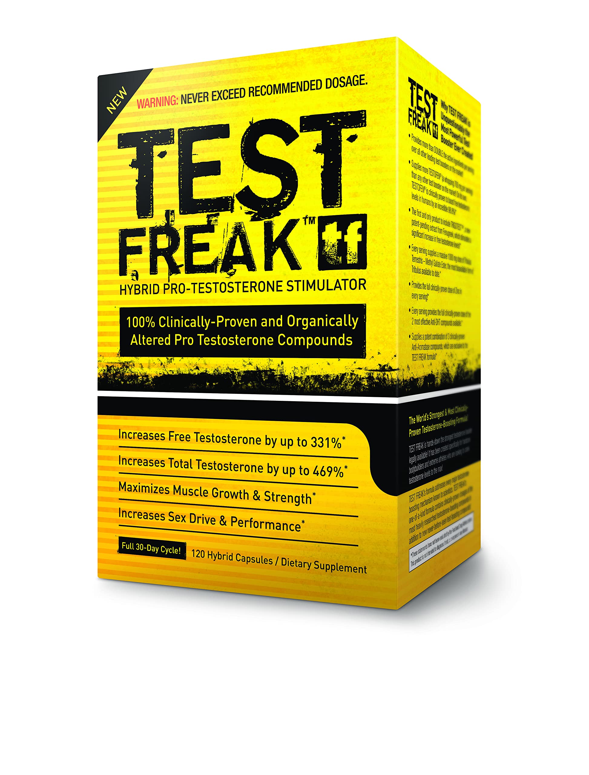 PharmaFreak Test Freak, 120 caps, 0656727771480
