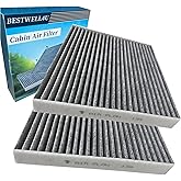 2 Pack Cabin Air Filter for Accord,Civic,CRV,Odyssey,Pilot,Ridgeline,Passport,Replacement for 80292-SDA-A01,80292-SEC-A01
