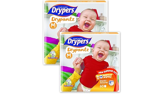 Drypers Drypantz Diaper (Medium - 120 Count)