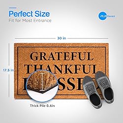 PLUS Haven Coconut Coir Home Entrance Door Mat