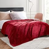 EHEYCIGA Fleece Blanket 130x165cm Red Throw Soft Warm Microfiber view 8