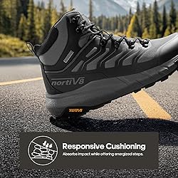 NORTIV 8 Men's Lightweight Hiking Boots Waterproof