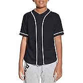 Yuji Itadori Kids Baseball Jersey Button Boys Short Sleeve T Shirts Hip Hop Fashion Casual Sports Solid Color Shirt