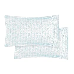 Elegant Comfort Ultra Soft Set of 2 Sea Waves Print