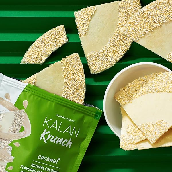 KALAN KRUNCH COCONUT NATURAL FLAVORED AMARANTH WAFERS, PACK OF 1, 3.88 OZ