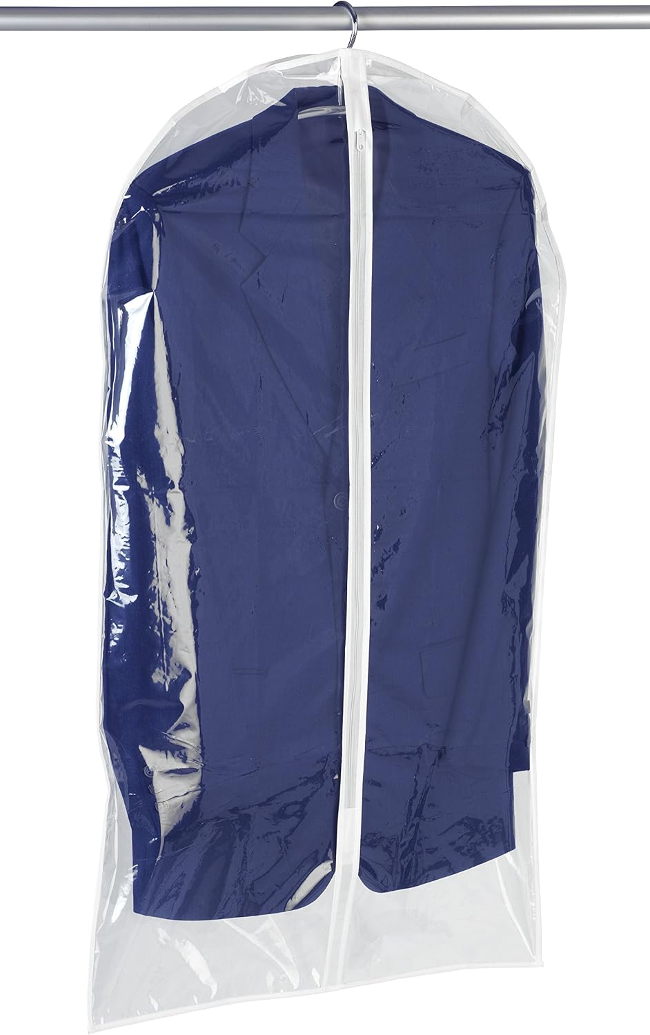 Wenko 3792700100 Suit Bag 60x100 cm Transparent Plastic Film, 100 x 60 cm - Image 3