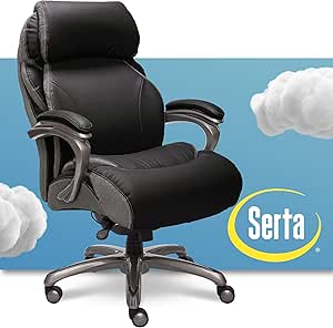 Amazon.com: Serta Big and Tall Executive Office Chair with AIR
