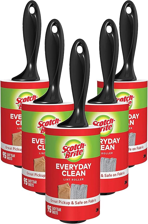 ScotchBrite Lint Roller, 95 Sheets, 5 Count Amazon.ca Health