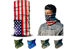 ARMORAY Face Mask Washable & Reusable Balaclava Neck Gaiter-Sun Protection Bandana Scarf Masks for Men & Women Hiking Fishing