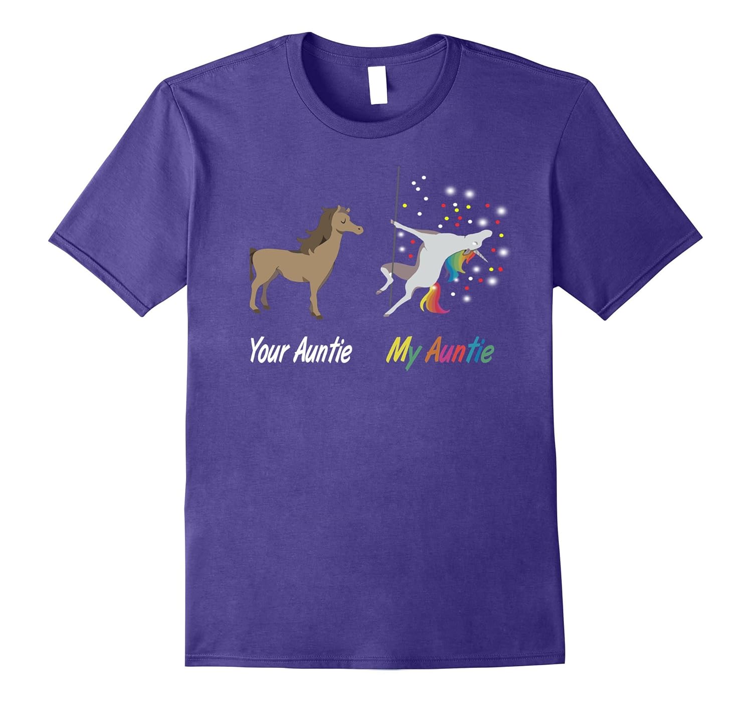 Your Auntie my Auntie Unicorn t-shirt-ANZ