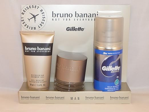 Bruno Banani Man Reiseset 30 ml EDT + 75 ml Gillette Gel + 50 ml Shower Gel