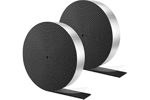 VANSHINIEER Pipe Wrap Insulation 2 Pack, 66ft Self Adhesive Pipe Foam Insulation Tape, Foil Finish Pipe Wrap Insulation Tape for Winter Outdoor Hot Water Pipes Freeze, Each Roll 33ft (L) x 2" (W)