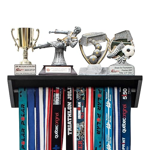 Medal Rack Racing Paisa Home - Medal Hanger and Trophy Shelf, Medal Display, Medal and ...