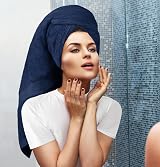Utopia Towels 8 Piece Set Navy 2 Bath 2 Hand 4 Washcloths Cotton view 4