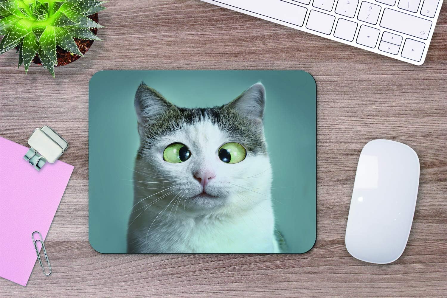Yeuss Silly Cats Mouse mat pad Rectangular Non-Slip Mousepad - Image 5