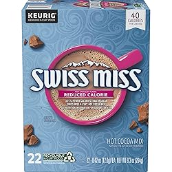 Swiss Miss Reduced Calorie Hot Cocoa, Keurig Single