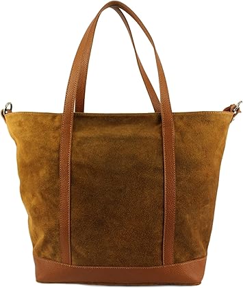 cabas cuir camel