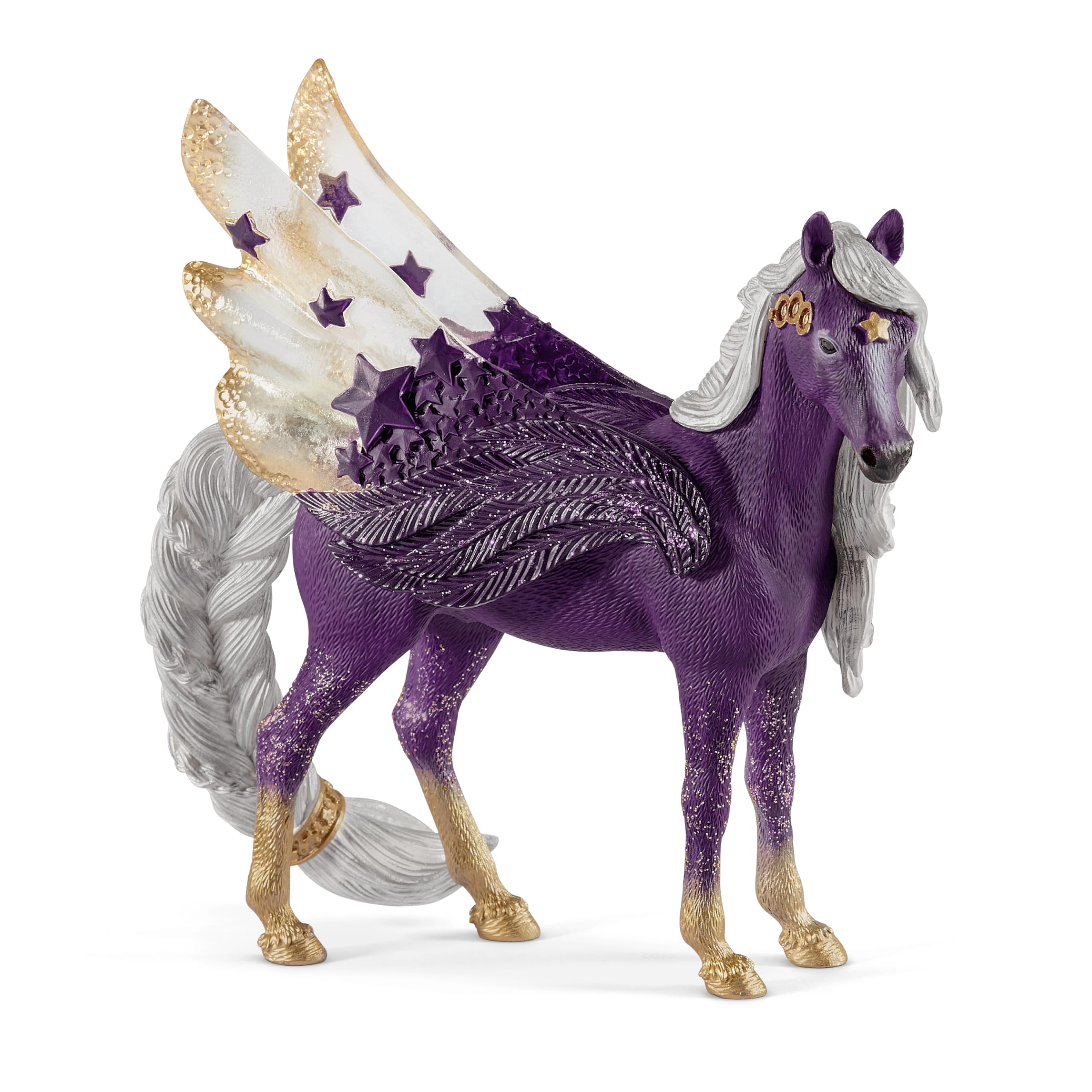SCHLEICH Bayala - Star Unicorn Pegasus Toy Figure - Purple Pegasus Figure for Girls and Boys for Imaginative Play - Magic Horse for Kids Ages 5+ | 70579 — image 1