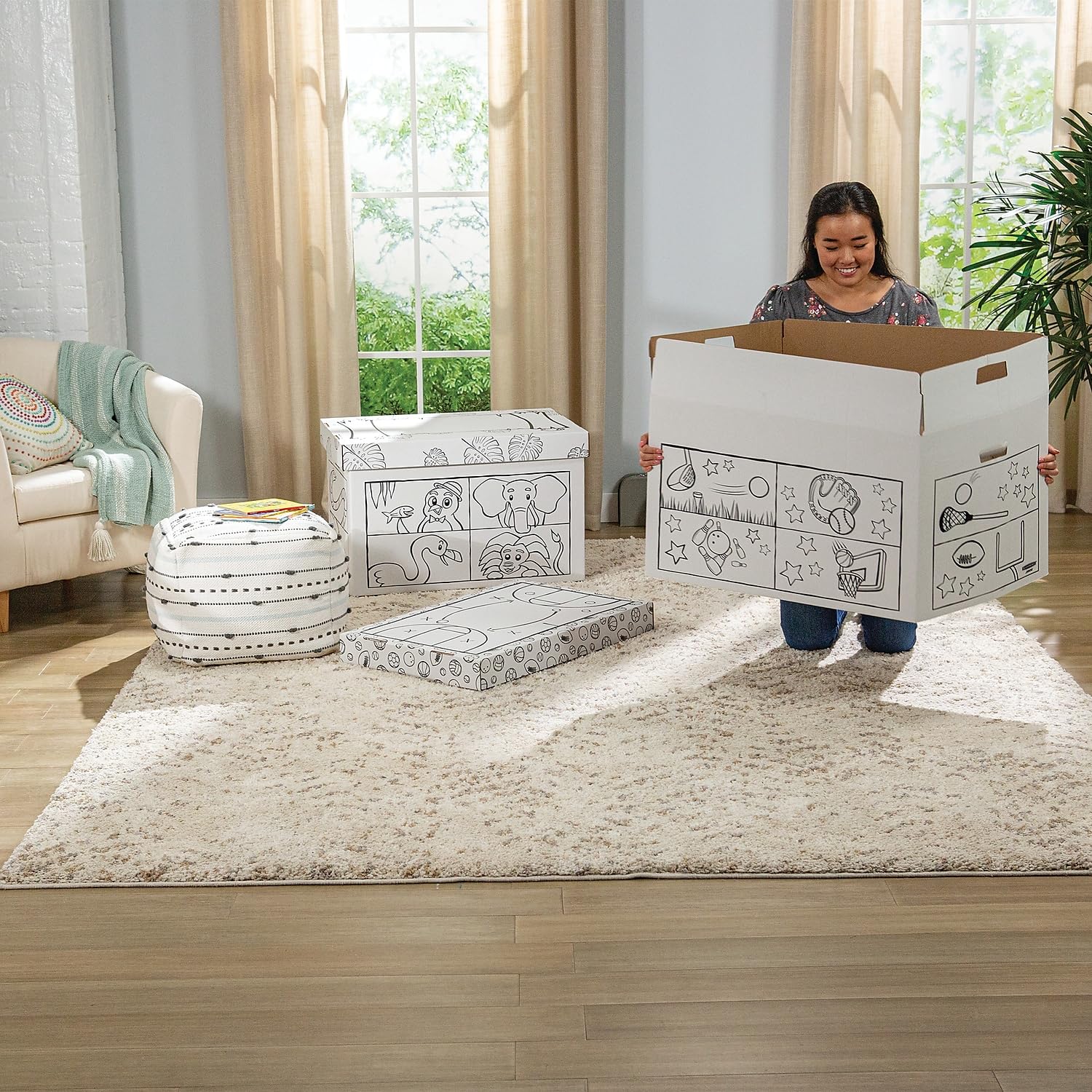 Bankers Box At Play Color in Sports Toy Box