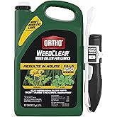 Ortho WeedClear Weed Killer for Lawns with Comfort Wand, 1 gal. | Lawn Weed Killer Spray, Won't Harm Grass When Used as Directed, Kills over 250 Listed Weeds Including Dandelion and Clover