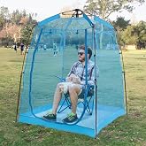 All Weather Proof Pod Sports Tent,Outdoor Weather Tent Sports Pod Pop Up Shelter with Sealed Floor,Clear Tent for Sport Event,Camping,Fishing 8 Sizes &amp; Multicolor 2-4 Person