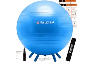 MANTRA SPORTS Flexible Seating for Classroom Elementary & Middle School, Wobble Stools for Classroom Seating, Kids Sensory Chair for Autistic Children, ADHD Chairs for Kids, Kids Yoga Ball Chair with Fidget Band
