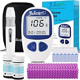Glucose Monitor Kit Blood Sugar Testing Kit with 100 Test Strips Lancing Device 100 Lancets for Home Use