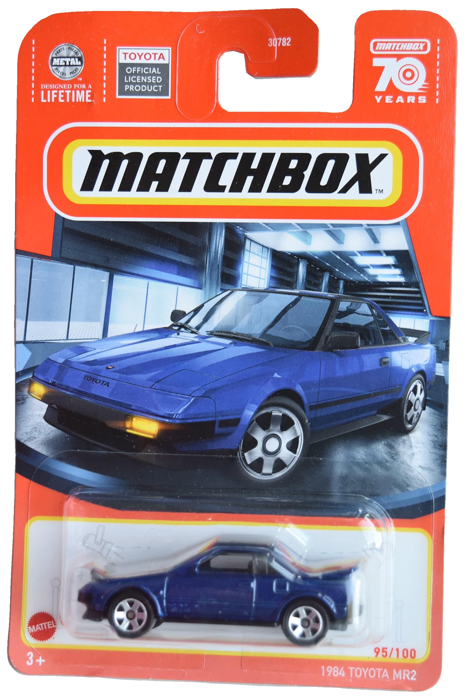 Matchbox 1984 Toyota MR2, Blue 95/100