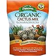 Espoma Organic Cactus Potting Soil Mix, Natural & Organic Soil for Cactus, Succulent, Palm, and Citrus grown in containers bo