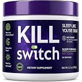 KillSwitch Magnesium Hot Cocoa Sleep Aid - Sugar-Free Bedtime Formula | Nighttime hot chocolate with magnesium, L-theanine and tart cherry; no synthetic melatonin; made in USA; 30 servings