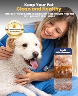 oneisall Dog Clippers 3 in 1 Grooming Kit, IPX7 Waterproof, Low Noise view 7