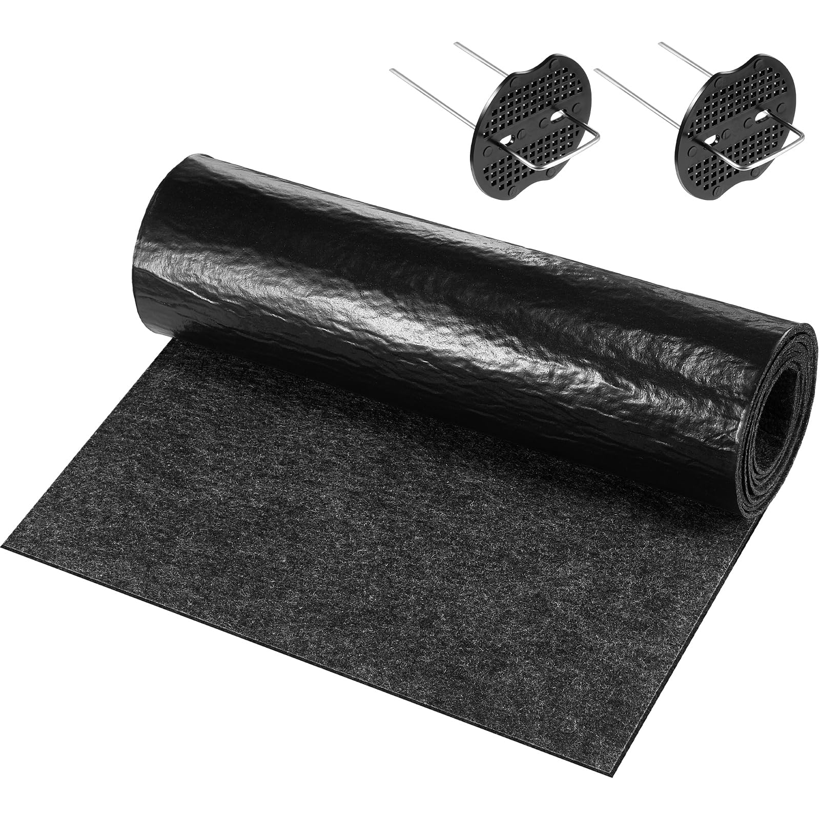 Photo 1 of Reallnaive Pools Floor Protector Pathways Above Ground Mat Pool Mat - Absorb Water Pools Ground Walkways- Pool Spa Floor Mat Pad for Above Ground Pools, Spas, Hot Tubs(Gray,20ftx16inch)