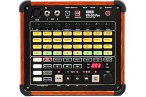 Korg Multi-Function Rhythm Digital Drum Machine, Multicolor (KR-55 Pro)