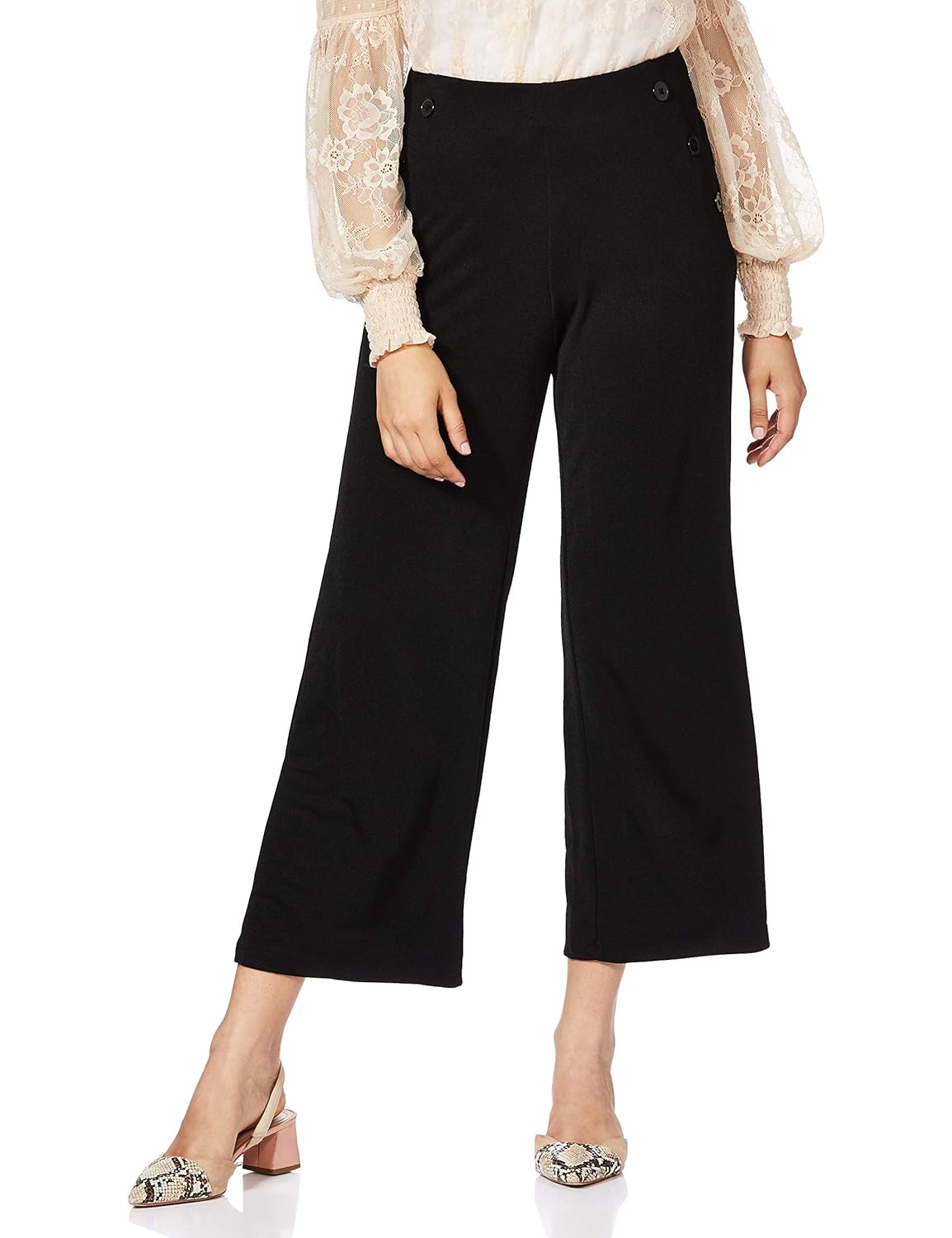 Buy Annabelle By Pantaloons Women's Cropped Pants (110053878_Black_26