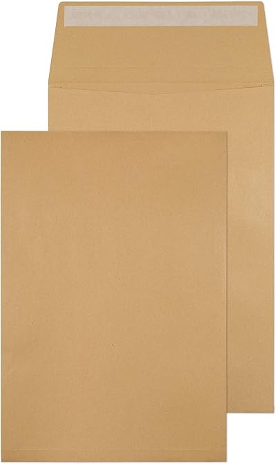 Blake Purely Packaging C4 324 x 229 x 25 mm 130gsm Gusset Peel & Seal Envelopes
