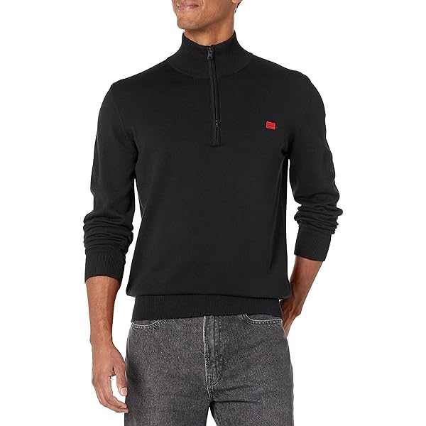 The Knitwear Lab Men's 3D Fine Gauge V-Neck Sweater Black Small at