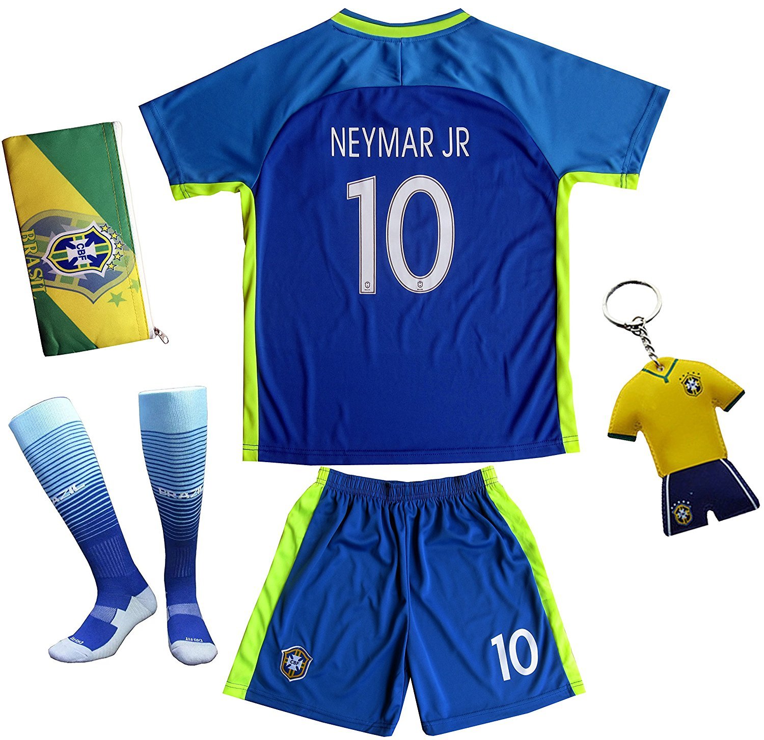 neymar blue brazil jersey