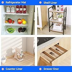 Clear Shelf Liners for Kitchen Cabinets: 22 Inch